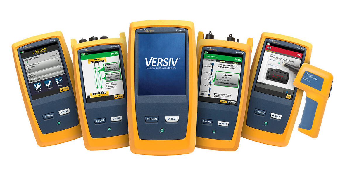 Fluke Networks testers