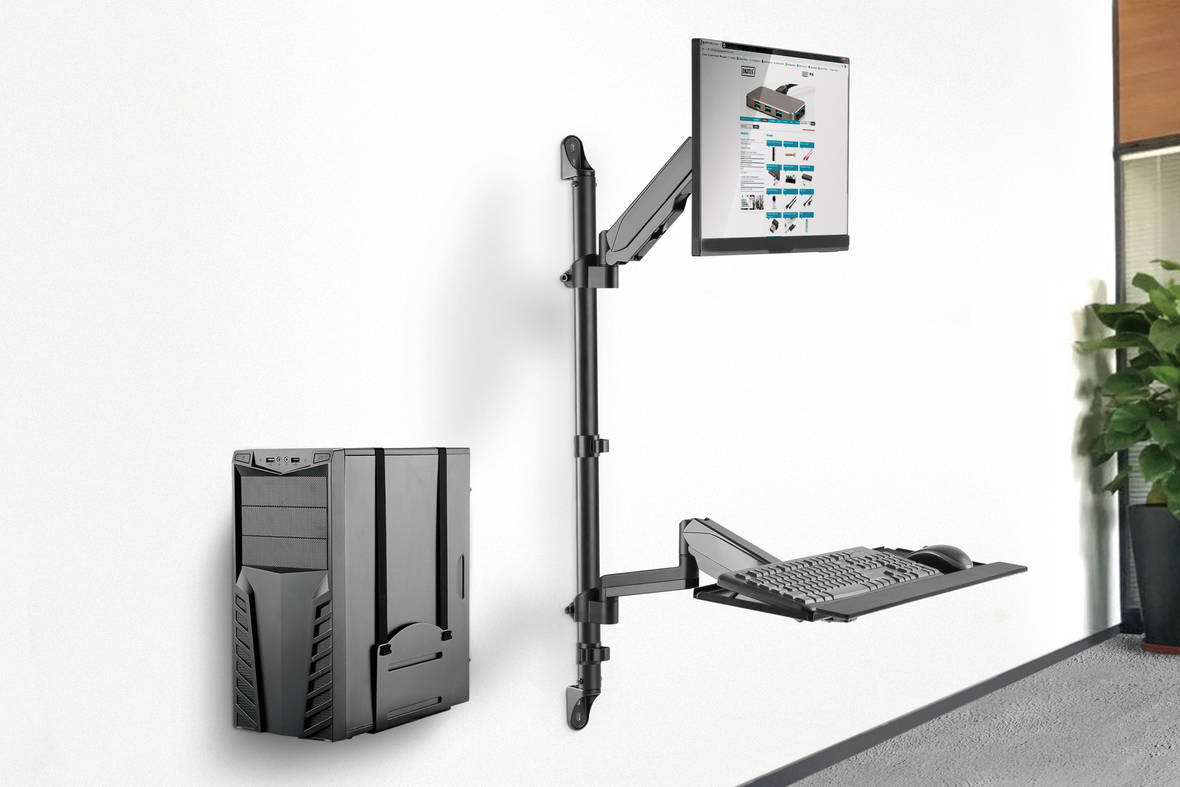 Flexible standing/seat workstation