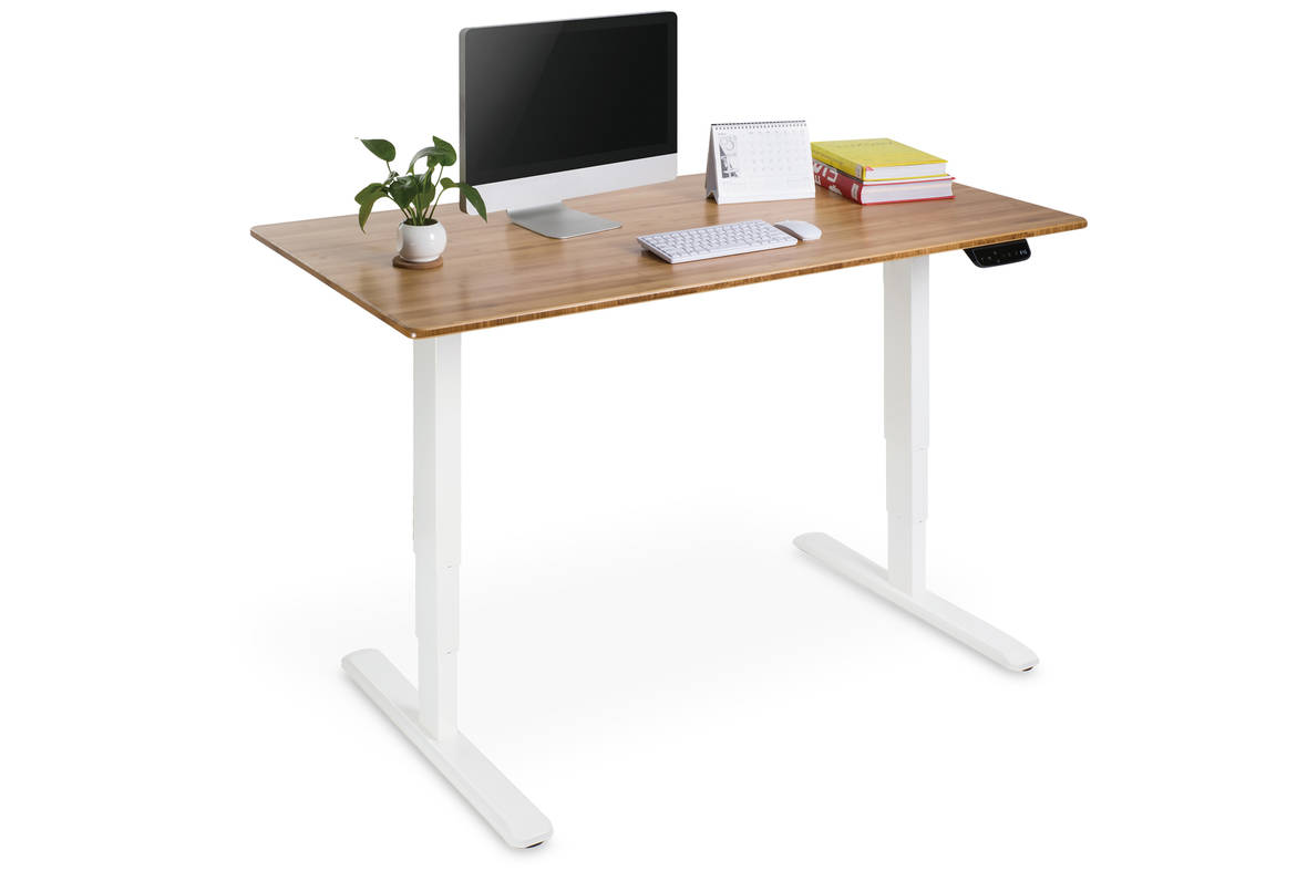 Electrically height-adjustable stand/seat Desk substructure