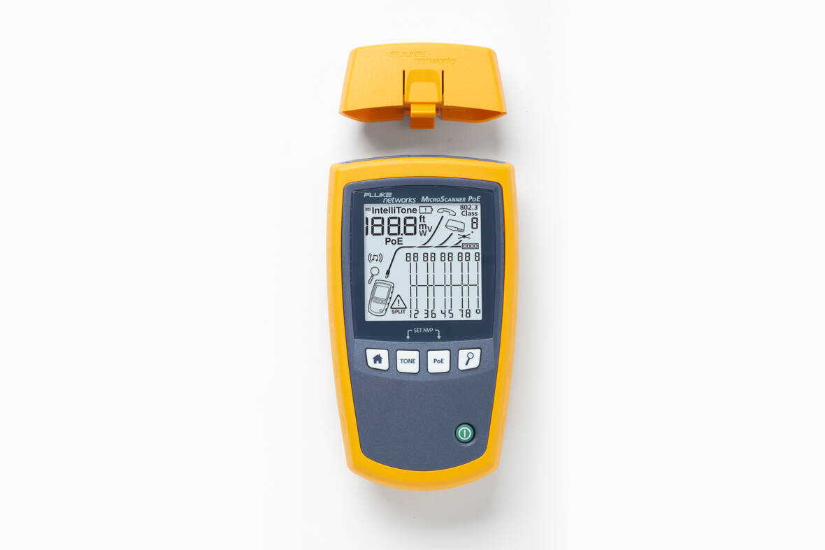 FL-MS-POE  Fluke Tester do weryfikacji okablowania MicroScanner PoE